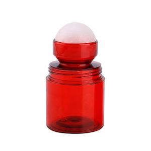 PETG rotolo da 70 ml su bottiglia vuota di deodorante con sfera di plastica, rotolo di olio essenziale su bottiglia, rotolo personalizzato su bottiglia di profumo